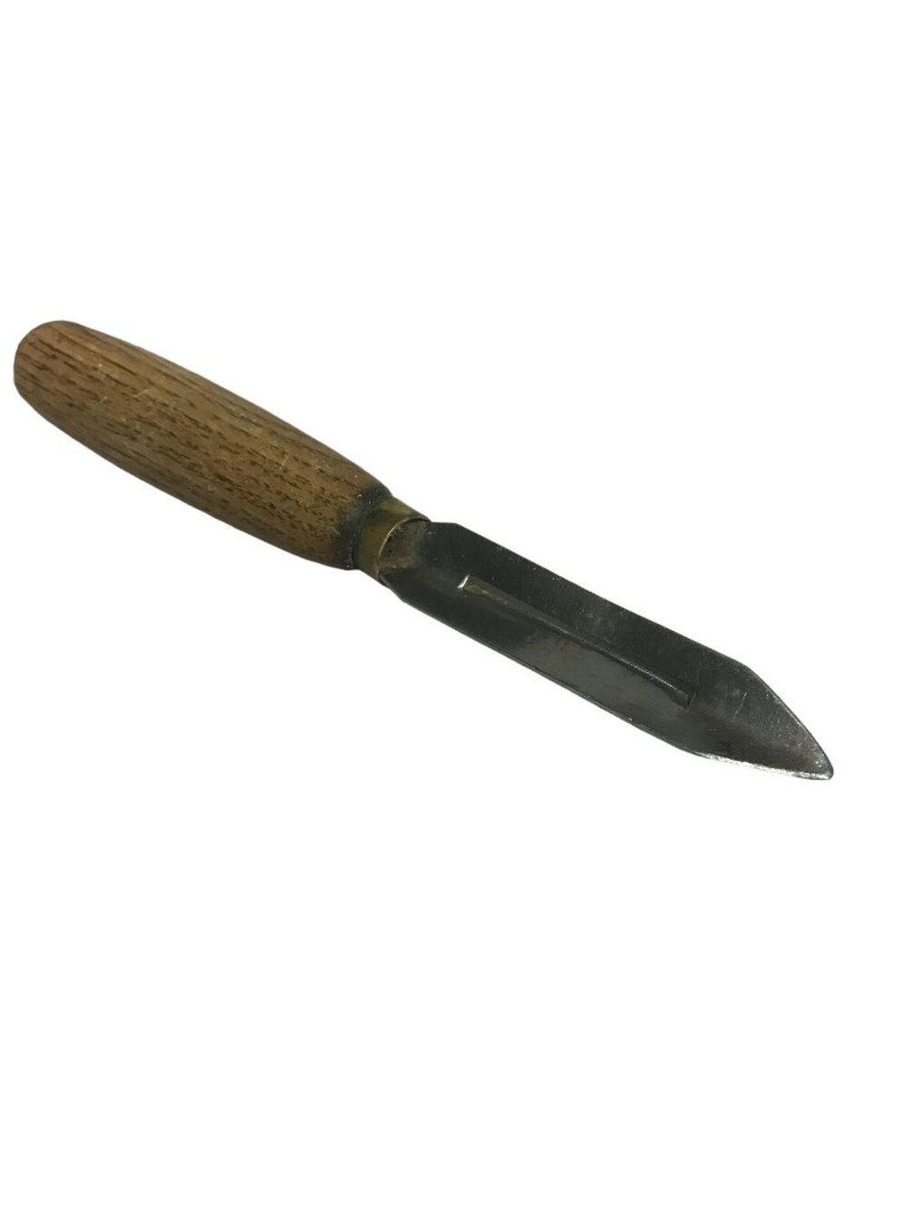 Vintage Vegetable Peeler Wood Handle  Stainless Steel